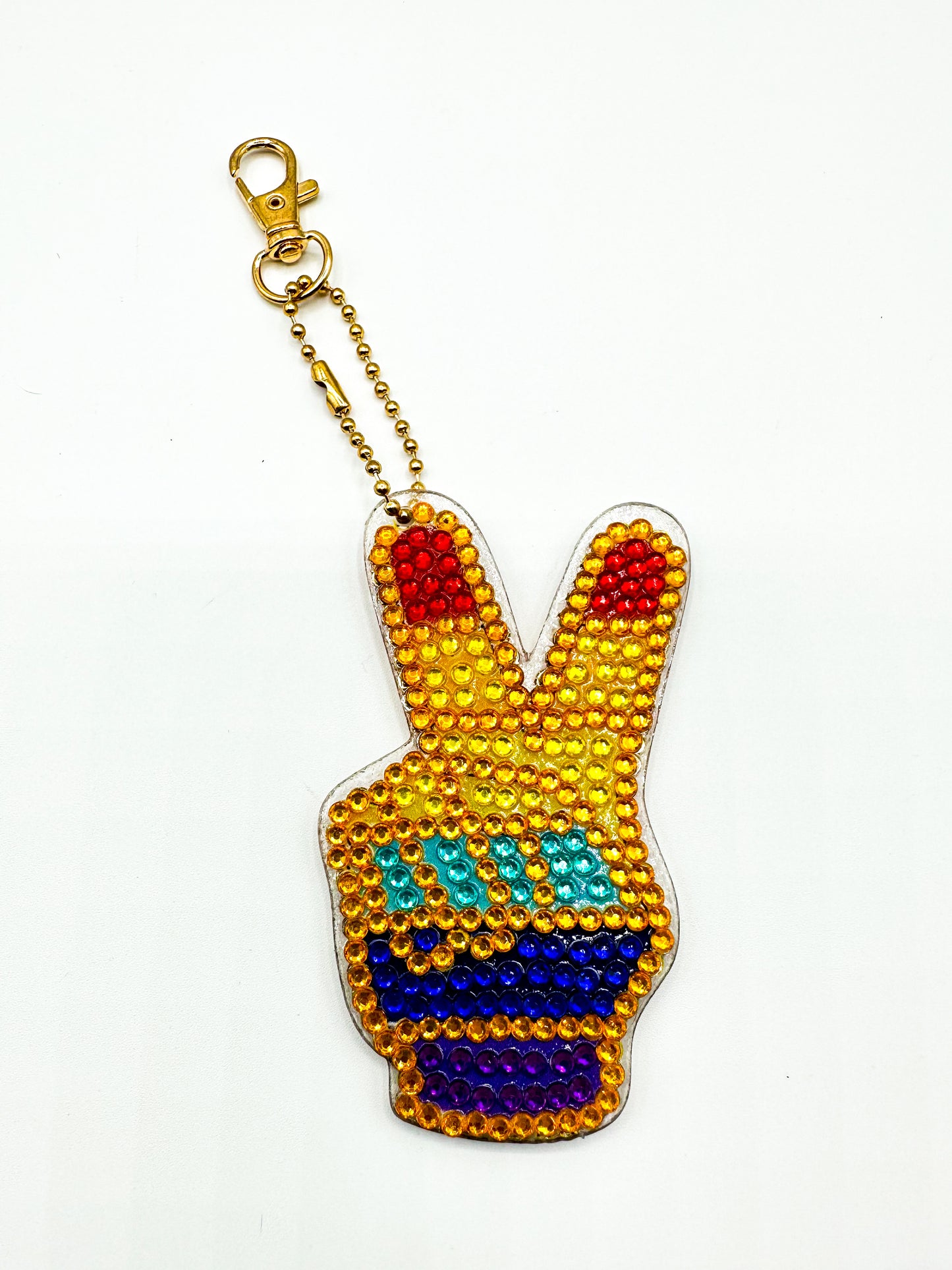 Pride Peace Keychain