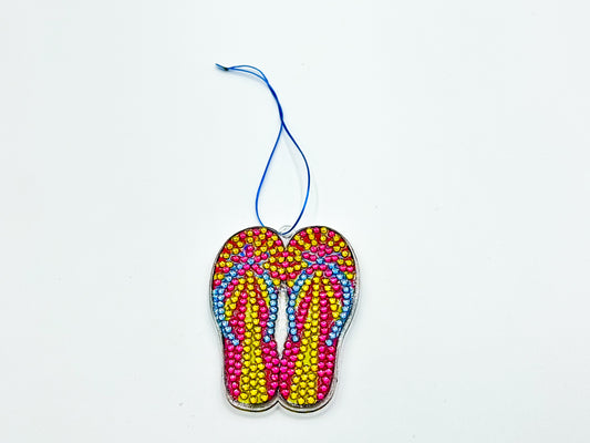 Flip Flop Rear View Mirror Decor